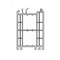 Aluplast Fenster Weiss (ähnlich RAL9016) / 100cm Aluplast Blendrahmen Verbreiterung 70/100 140208