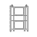 Aluplast Fenster Weiss (ähnlich RAL9016) / 100cm Veka Blendrahmen Verbreiterung 70/100 114.203