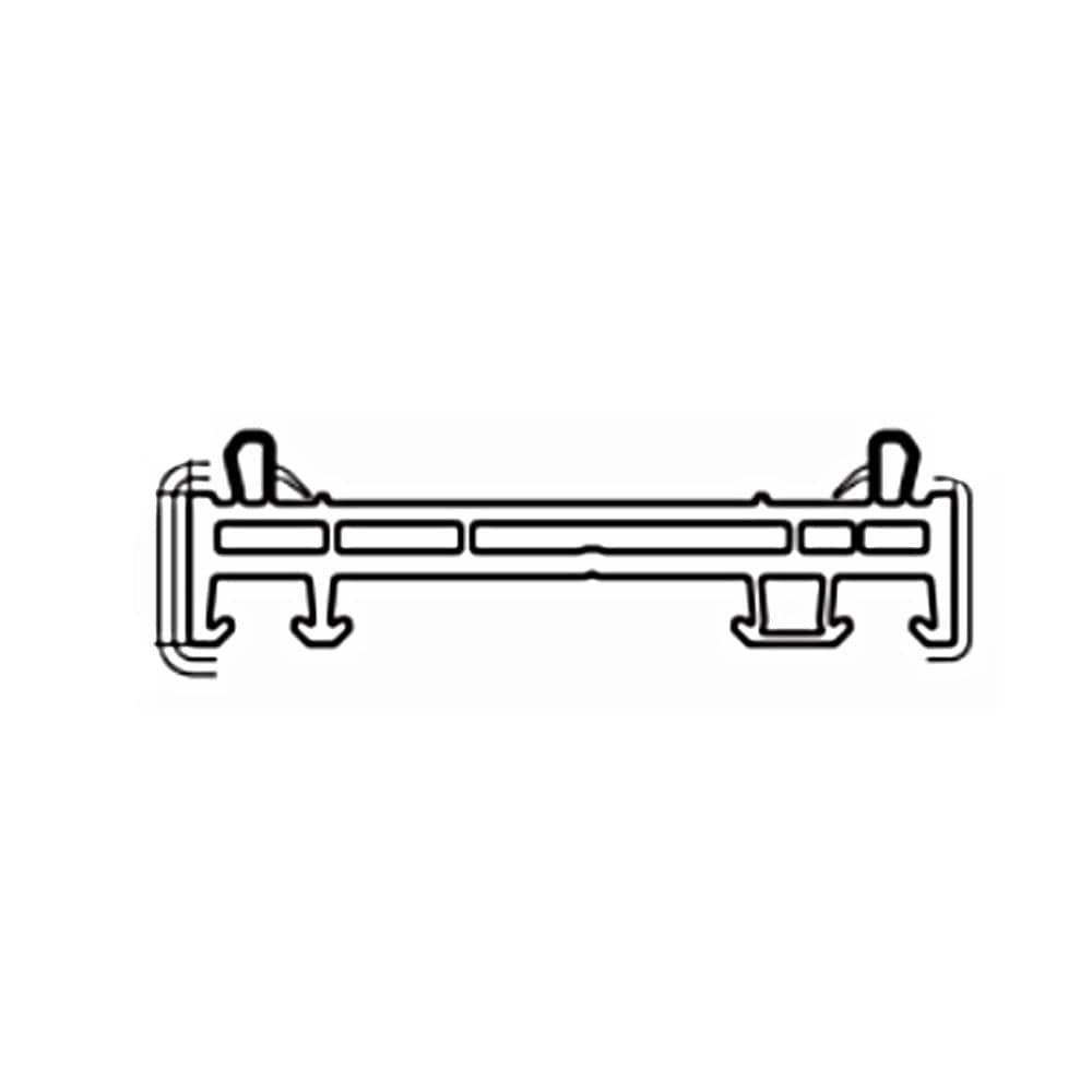 Aluplast Fenster Weiss (ähnlich RAL9016) / 100cm Veka Blendrahmen Verbreiterung 76/15 114.052