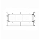 Aluprof Fenster Weiss (ähnlich RAL9016) / 100cm Aluprof ALU Blendrahmen Verbreiterung 528667 für MB-86N 77/138
