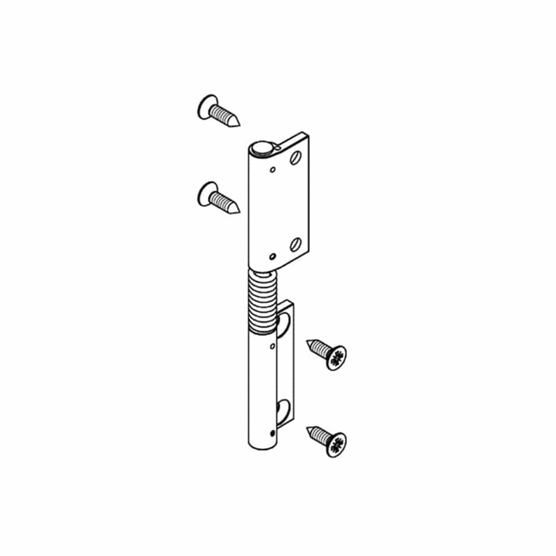 Aluprof Insektenschutz Aluprof Aluminiumscharnier mit Feder Links