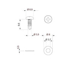 Aluprof Insektenschutz Aluprof Blechschraube Selbstformend 3,5x9,5 verzinkt