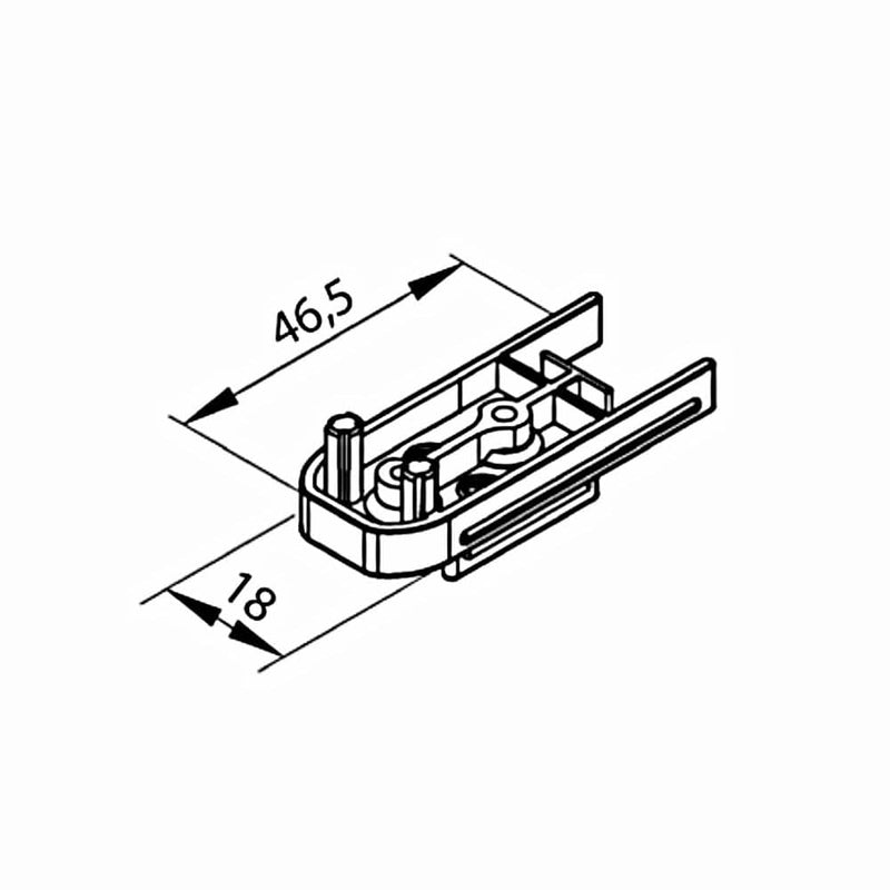 Aluprof Plissee Aluprof Plissee Seitliche Arretierung ZPPR/BMPH