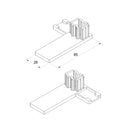 Aluprof Raffstore Aluprof Raffstore Endkappe für Führungsschiene ZAPPFM