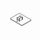 Aluprof Raffstore Cremeweiss Aluprof Raffstore Endkappe für Führungsschiene ZPPDSRS/56