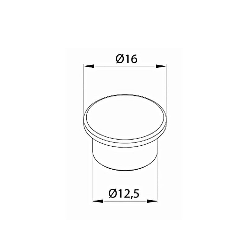 Aluprof Rolladen Aluprof Abdeckkappe für Rolladen Führungsschienen