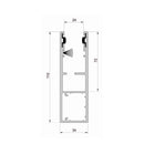 Aluprof Rolladen Aluprof ALU Führungsschiene PP110Z