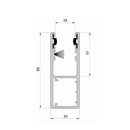 Aluprof Rolladen Aluprof ALU Führungsschiene PP89