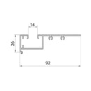 Aluprof Rolladen Aluprof ALU Führungsschiene PPARA/SRS