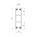 Aluprof Rolladen Aluprof ALU Führungsschiene PPD79/ST