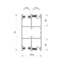 Aluprof Rolladen Aluprof ALU Führungsschiene PPDO79/ST