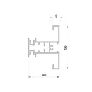 Aluprof Rolladen Aluprof ALU Führungsschiene PPDZSRS/56/T