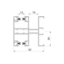 Aluprof Rolladen Aluprof ALU Führungsschiene PPMO60/12