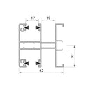 Aluprof Rolladen Aluprof ALU Führungsschiene PPMO60/17