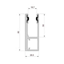 Aluprof Rolladen Aluprof ALU Führungsschiene PPW80/G