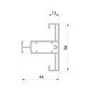 Aluprof Rolladen Aluprof ALU Führungsschiene PPZDSRS/56/T