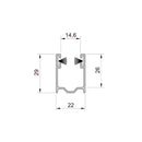 Aluprof Rolladen Aluprof ALU Führungsschiene PU29/S