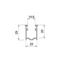 Aluprof Rolladen Aluprof ALU Führungsschiene PUH29