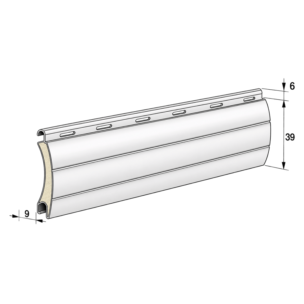 Aluprof Rolladen Aluprof ALU Rollladenpanzer perforiert PA39