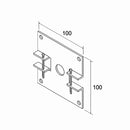 Aluprof Rolladen Aluprof Antriebslager 100/100 für DM Antriebe WDMSKT