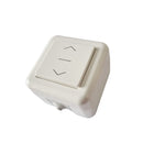 Aluprof Rolladen Aluprof Aufputz Jalousie-Doppelwipptaster Ultraweiss