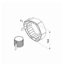 Aluprof Rolladen Aluprof Befestigungsring der Sicherungsfeder asymmetrisch PWA102