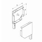 Aluprof Rolladen Aluprof Blendenkappen Seitenblende 45° BS125