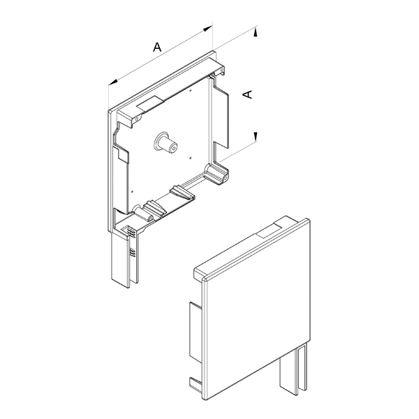Aluprof Rolladen Aluprof Blendenkappen Seitenblende 90° BS137