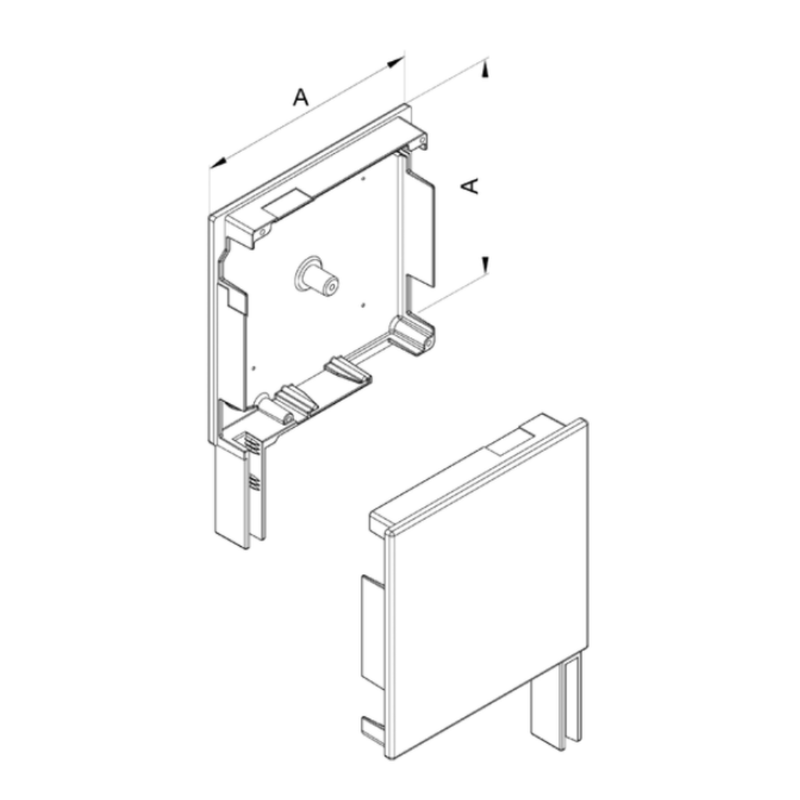 Aluprof Rolladen Aluprof Blendenkappen Seitenblende 90° BS165
