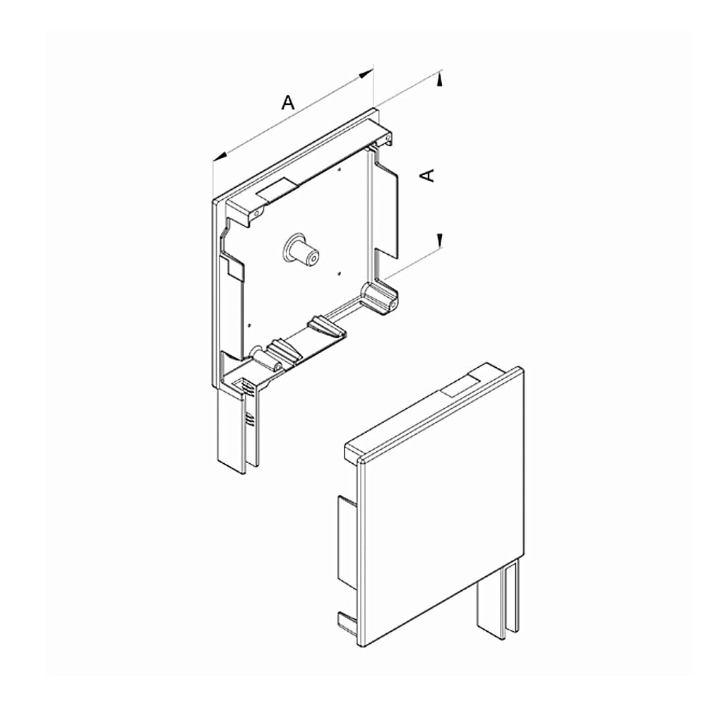 Aluprof Rolladen Aluprof Blendenkappen Seitenblende 90° BS165