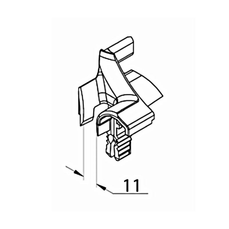 Aluprof Rolladen Aluprof Einlauftrichter für Führungsschiene SL/1
