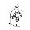 Aluprof Rolladen Aluprof Einlauftrichter für Führungsschiene SL/2