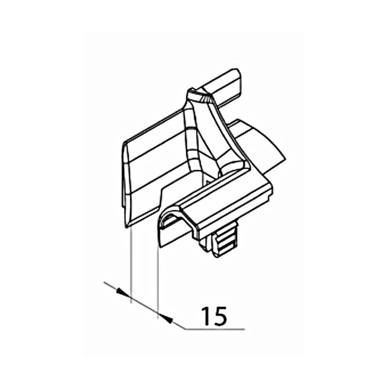 Aluprof Rolladen Aluprof Einlauftrichter für Führungsschiene SL/4