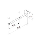 Aluprof Rolladen Aluprof Kapsel Verstärkung für Teleskop Stahlwelle 78