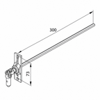 Aluprof Rolladen Aluprof Kardangelenk 45° 300mm
