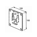 Aluprof Rolladen Aluprof Lagerplatte für Kugellager P40
