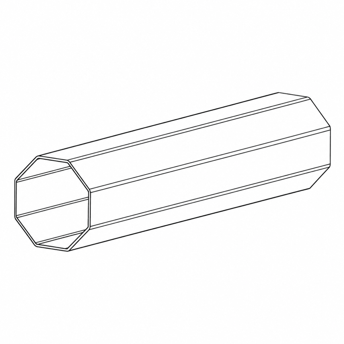 Aluprof Rolladen Aluprof Stahlwelle Achtkant SW Ø102 x 2,5mm
