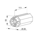 Aluprof Rolladen Aluprof Walzenkapsel für Kugellager SW50