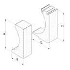 Aluprof Rolladen Aluprof Wärmedämmung OCWSSM/N/230/210 für Stahlverstärkung WSSM