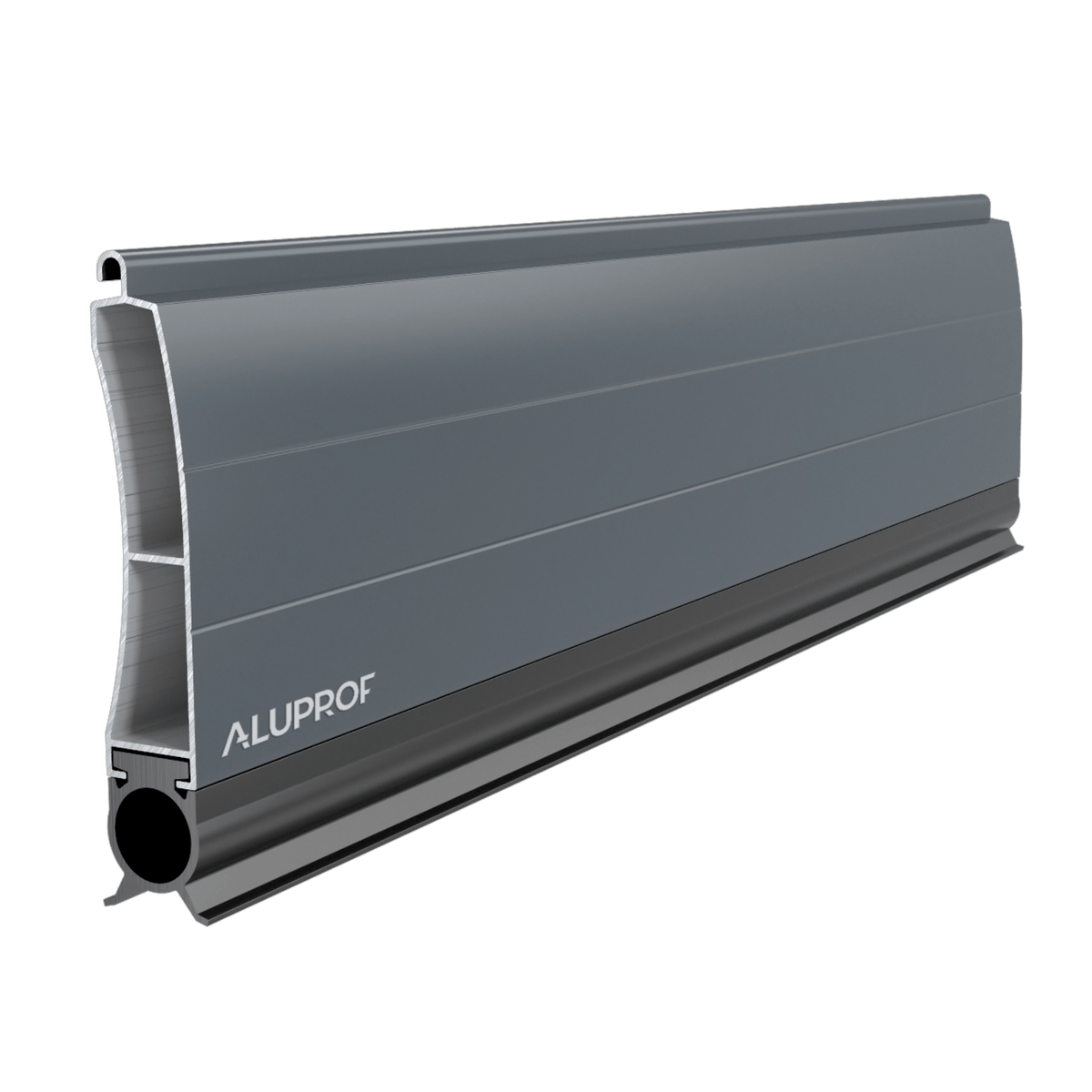 Aluprof Rolladen Anthrazit (23) / 100cm Aluprof ALU Endleiste LDG/D