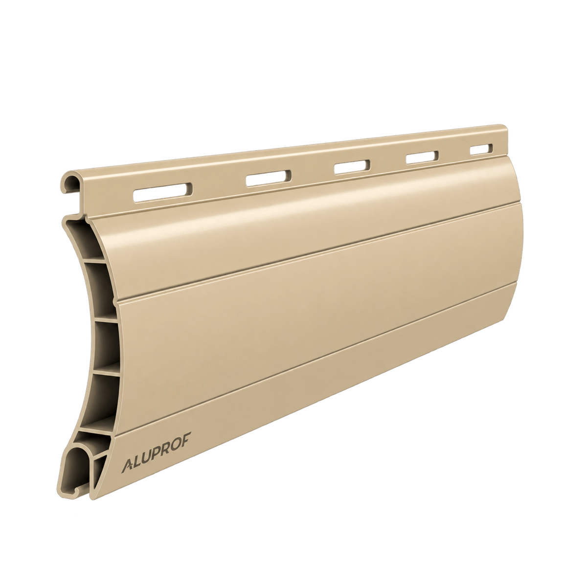 Aluprof Rolladen Beige (005) / 50cm Aluprof PVC Rollladenpanzer perforiert PT52