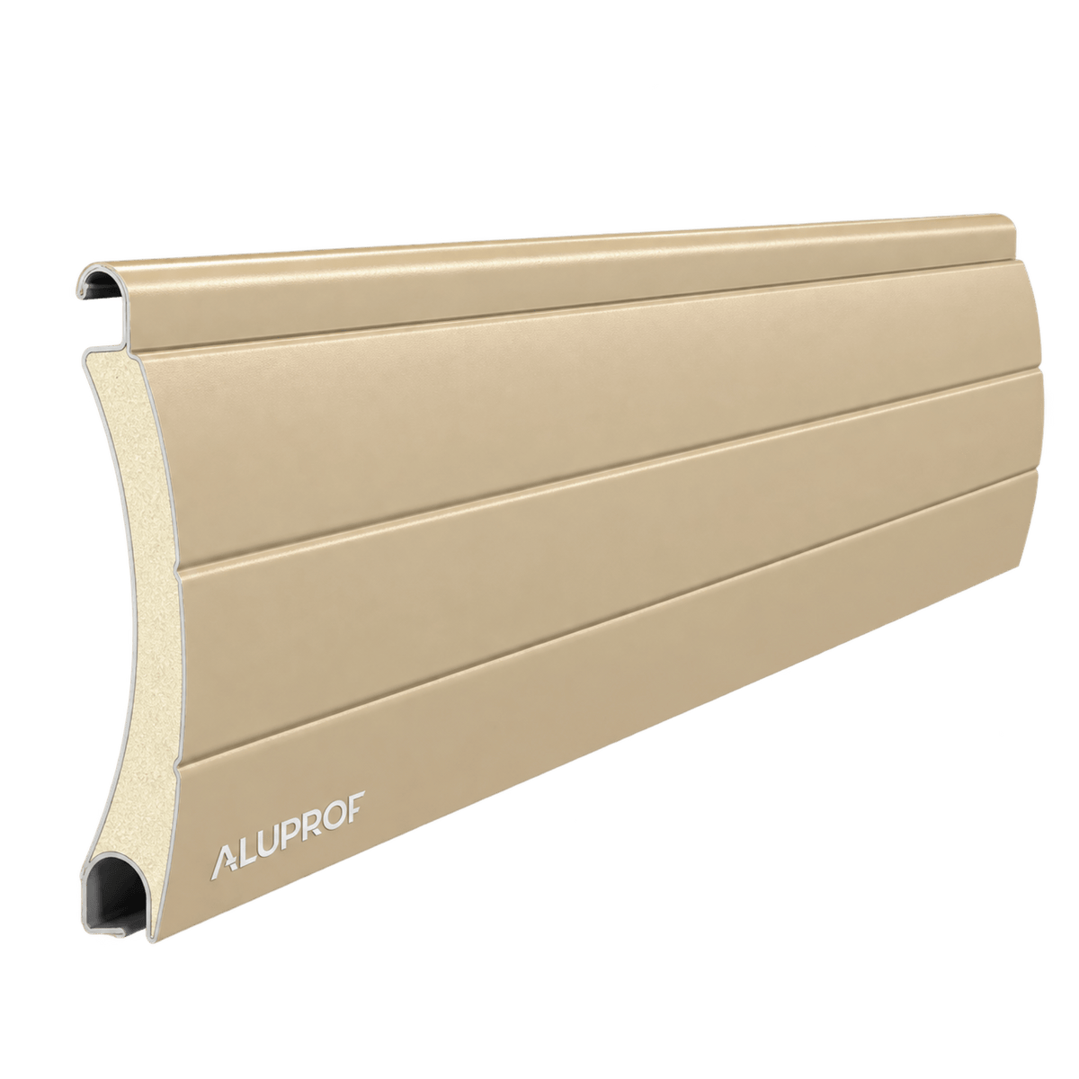 Aluprof Rolladen Beige (05) / 40cm Aluprof ALU Rollladenpanzer perforiert PA39
