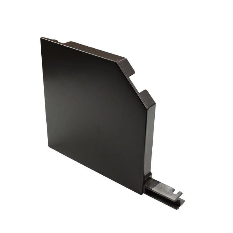 Aluprof Rolladen Dunkel Braun (ähnlich RAL8019) Aluprof Blendenkappen Seitenblende 45° BS137