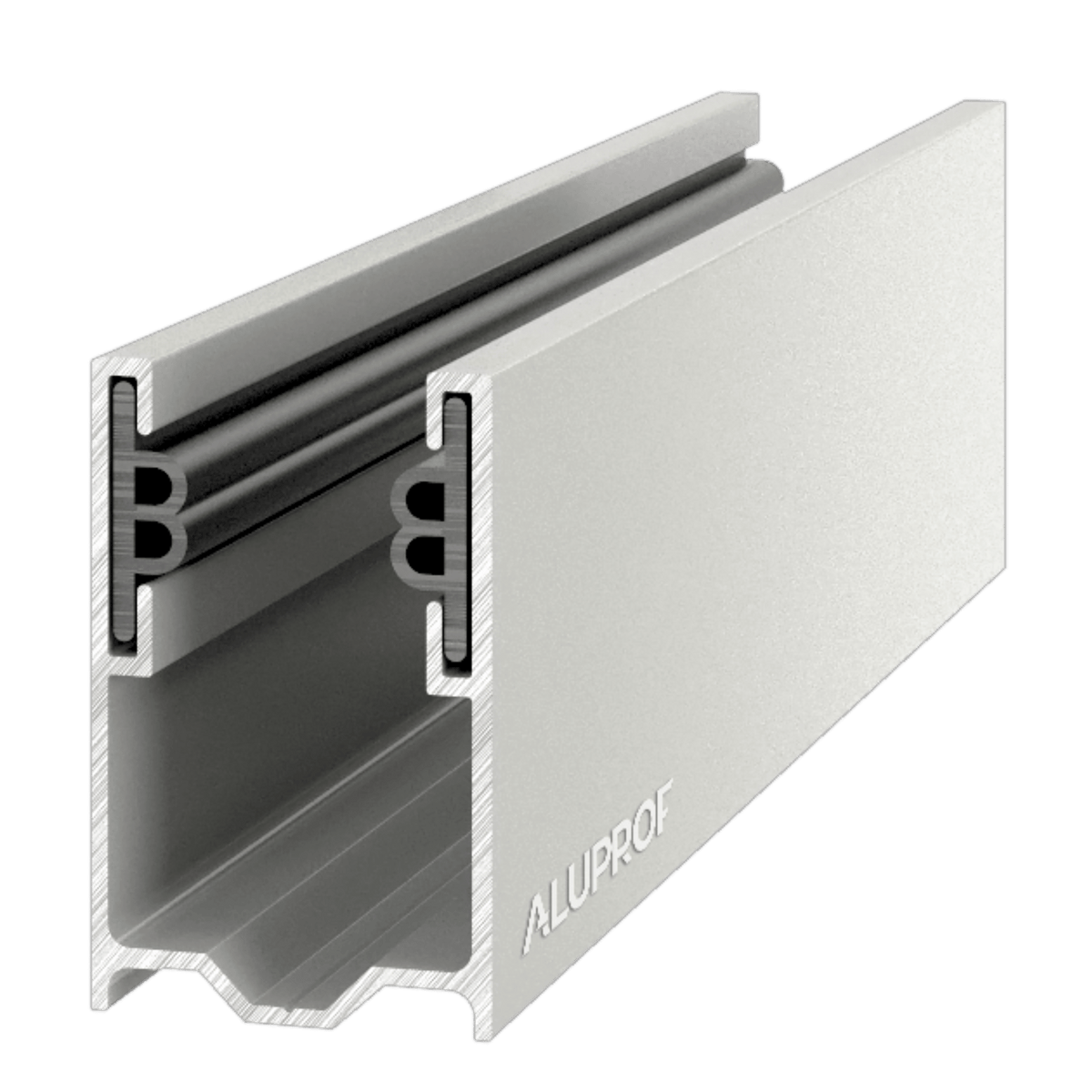 Aluprof Rolladen Grau (03) / 100cm Aluprof ALU Führungsschiene PU43/G