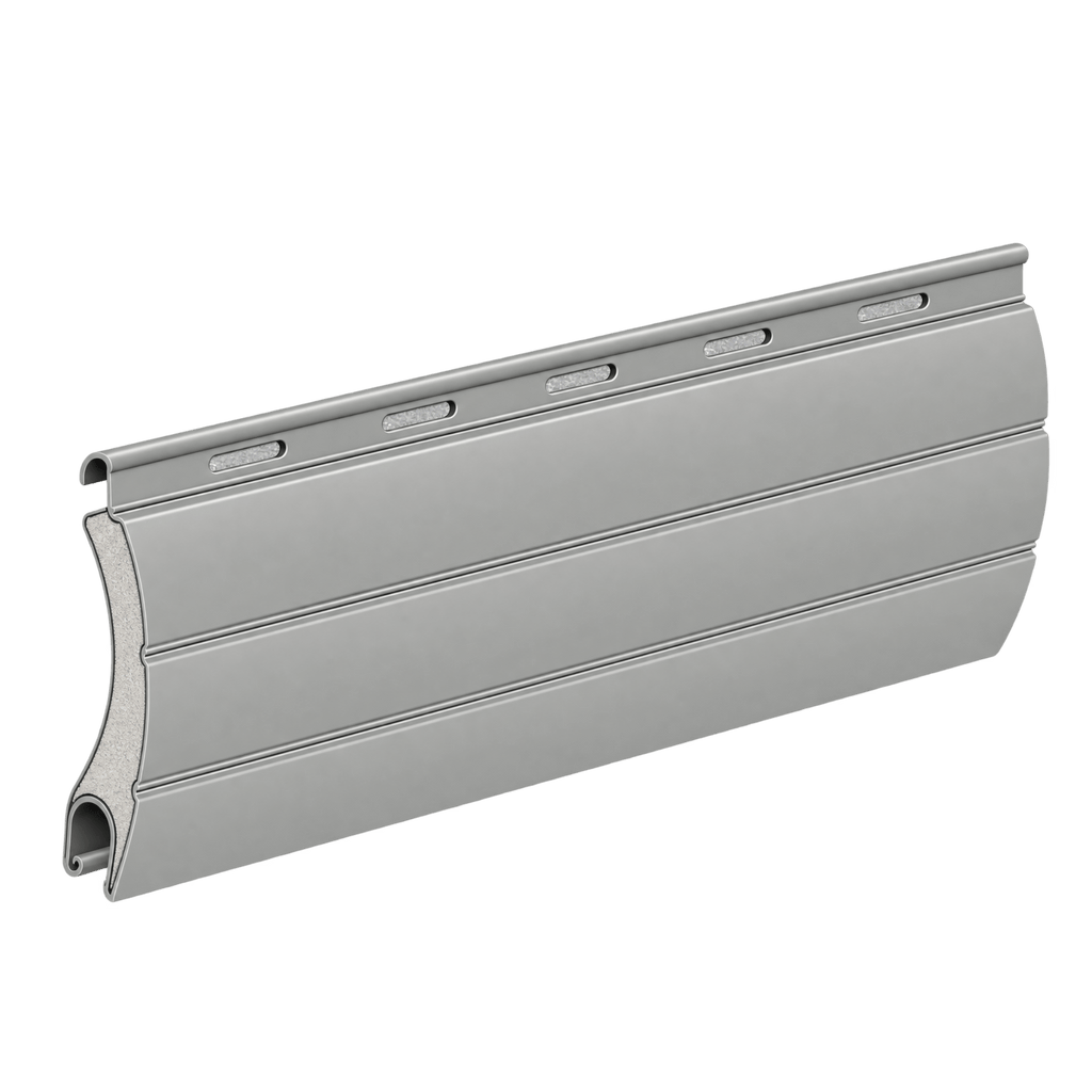 Aluprof Rolladen Grau (03) (Ähnlich 7038) / 40cm Aluprof ALU Rollladenpanzer perforiert PAB52