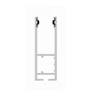 Aluprof Rolladen Grau (ähnlich RAL7038) / 100cm Aluprof ALU Führungsschiene PP120/G