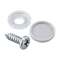 Aluprof Rolladen Grau Aluprof Blechschraube für Rolladenkasten 3,9x9,5 mit Kappe Set