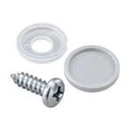 Aluprof Rolladen Grau Aluprof Blechschraube für Rolladenkasten 3,9x9,5 mit Kappe Set