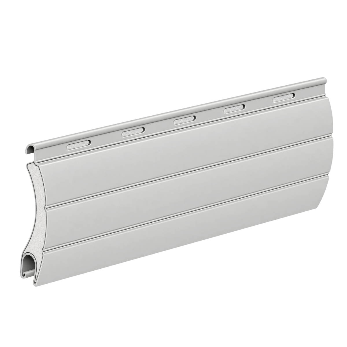 Aluprof Rolladen Hellgrau (31) / 40cm Aluprof ALU Rollladenpanzer perforiert PAB52