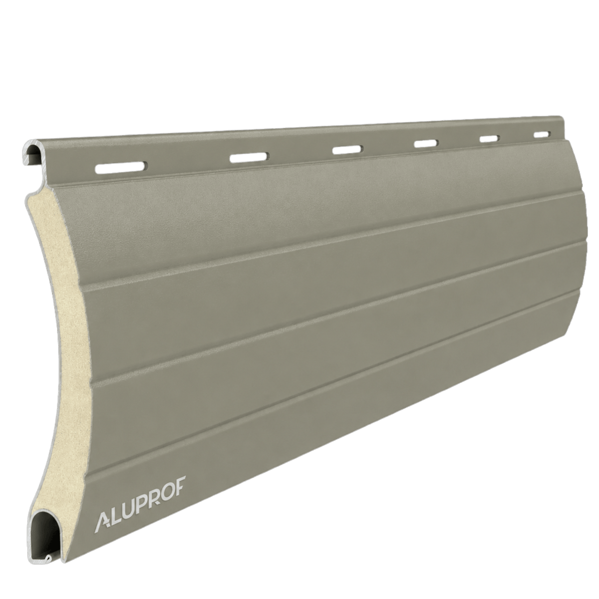 Aluprof Rolladen Quarzgrau (34) / 40cm Aluprof ALU Rollladenpanzer perforiert PA52